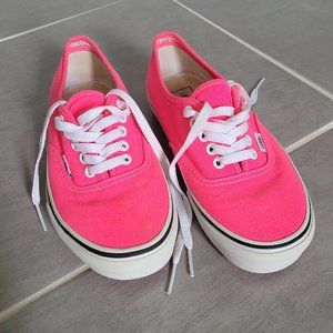 "Off The Wall" Neon Pink Vans